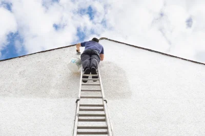 Peinture extérieure à Montrottier — façades et ravalement